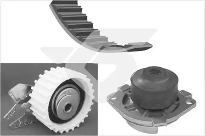 Водяной насос + комплект зубчатого ремня HUTCHINSON купить